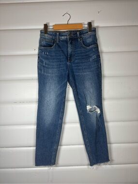 KUT From The Kloth Rachael Fab AB High Rise Mom Jeans Size 4/28” Distressed
